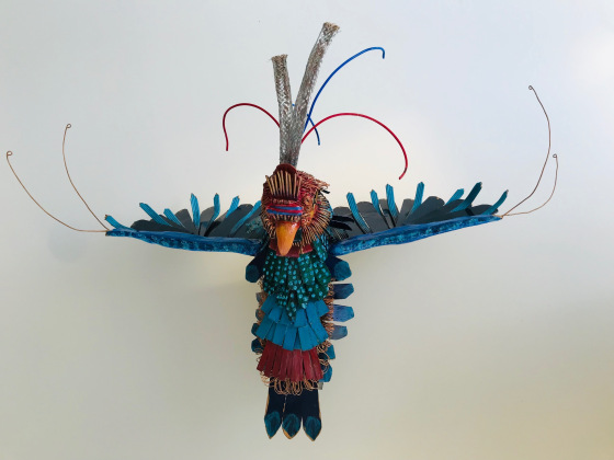 #oiseau #art récupération #sculpture #Inca